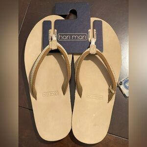 Hair Mari Women's Tan Flip Flops